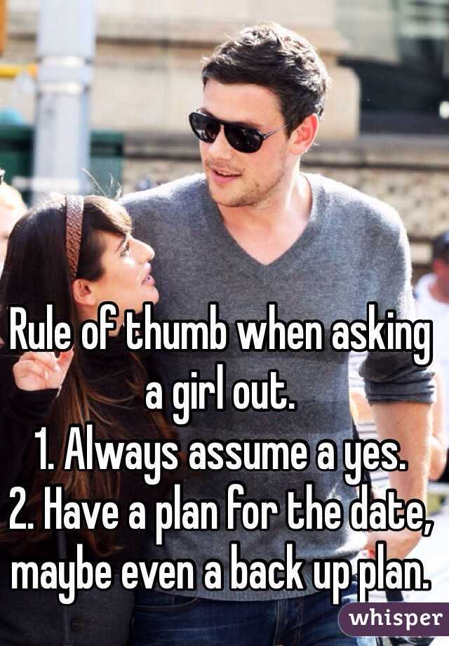 Rule of thumb when asking a girl out. 
1. Always assume a yes. 
2. Have a plan for the date, maybe even a back up plan. 
