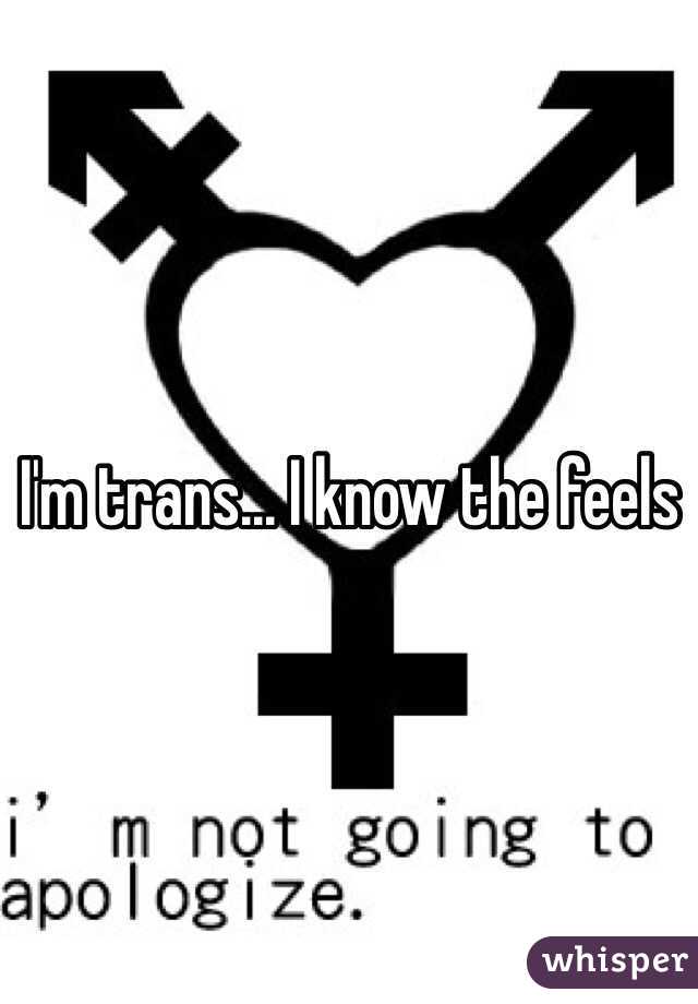 I'm trans... I know the feels 