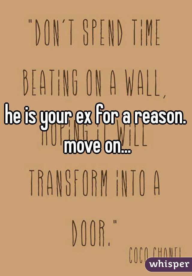 he is your ex for a reason. move on...