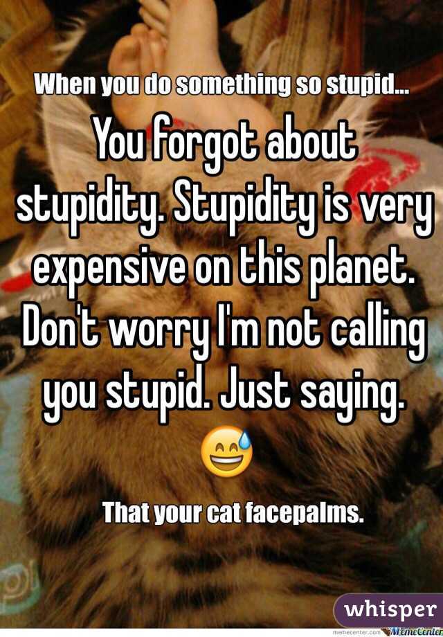 You forgot about stupidity. Stupidity is very expensive on this planet. Don't worry I'm not calling you stupid. Just saying. 😅 
