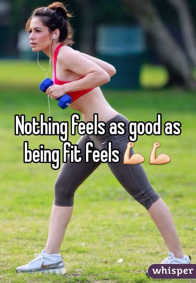 Nothing feels as good as being fit feels💪💪