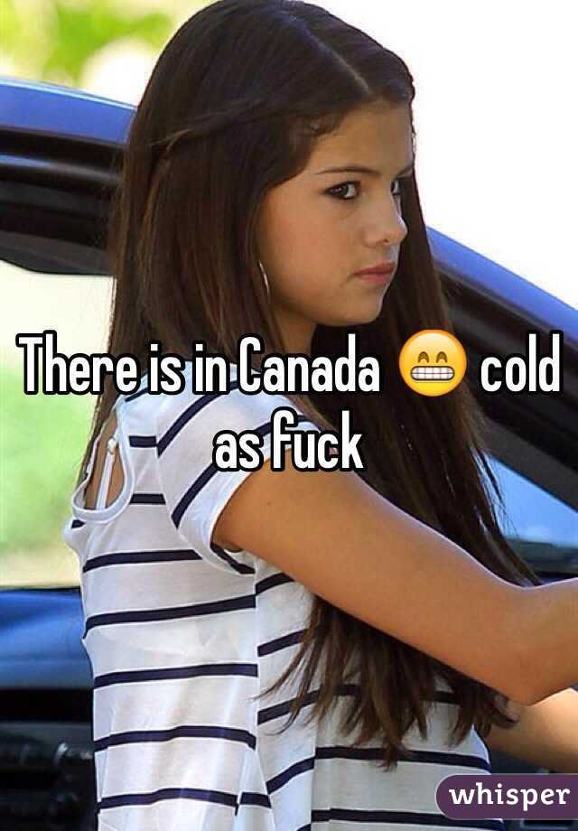 There is in Canada 😁 cold as fuck