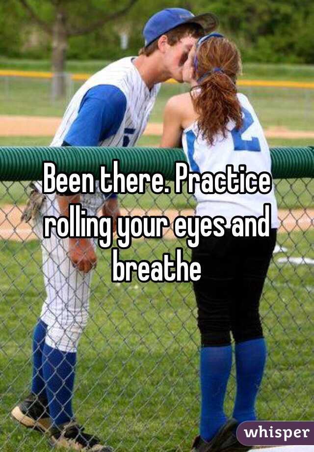 Been there. Practice rolling your eyes and breathe 
