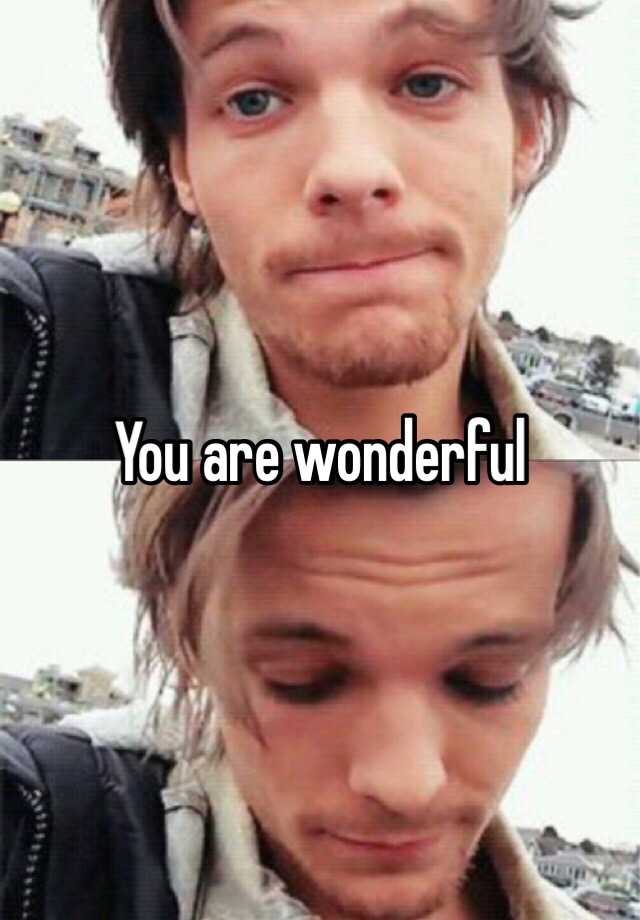 you-are-wonderful