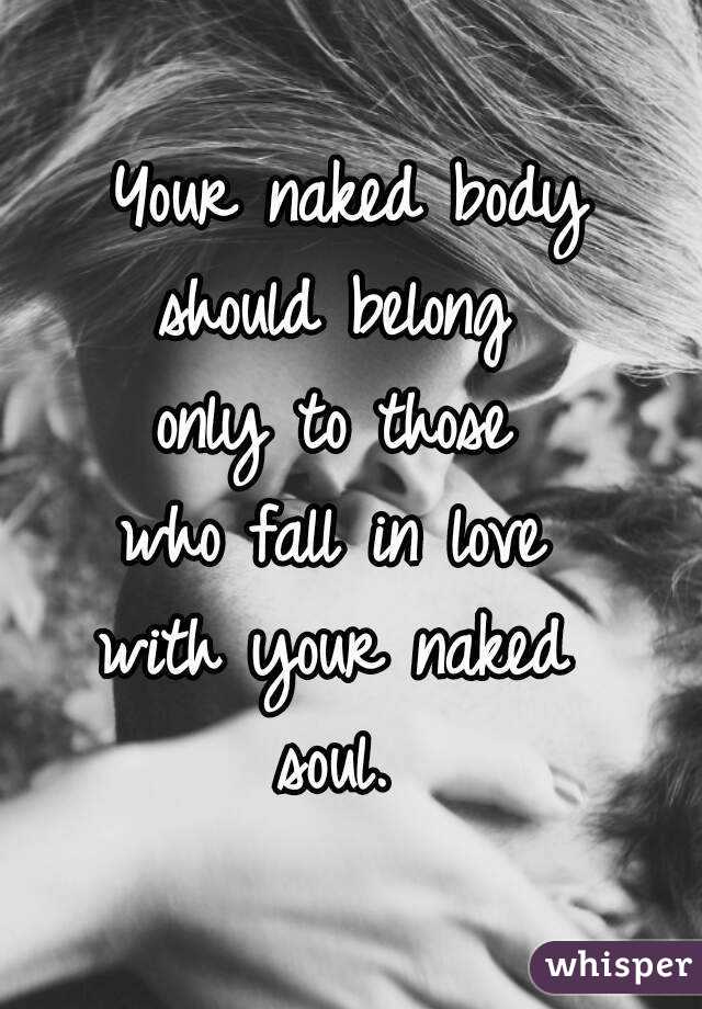 Love my naked body