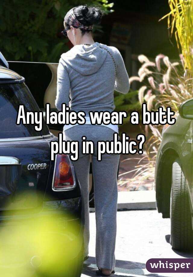 Wearing Butt Plug In Public 90