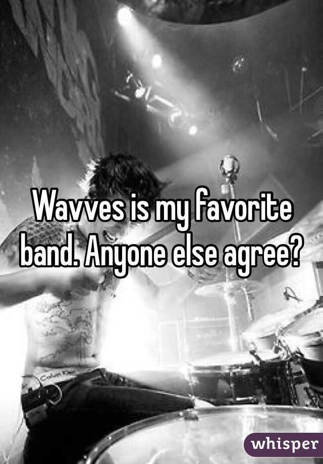 Wavves is my favorite band. Anyone else agree?