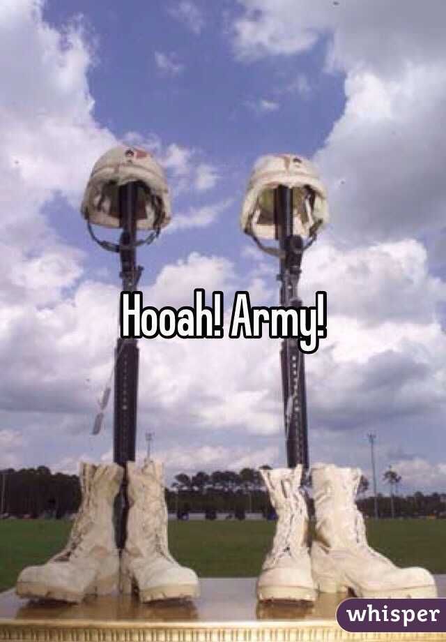 Hooah! Army!