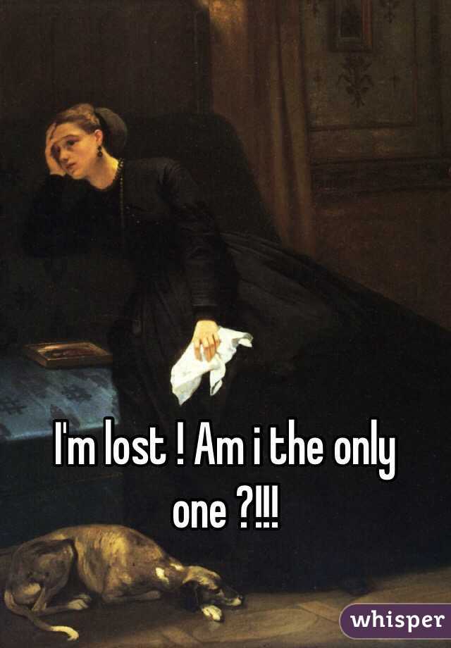 I'm lost ! Am i the only one ?!!! 