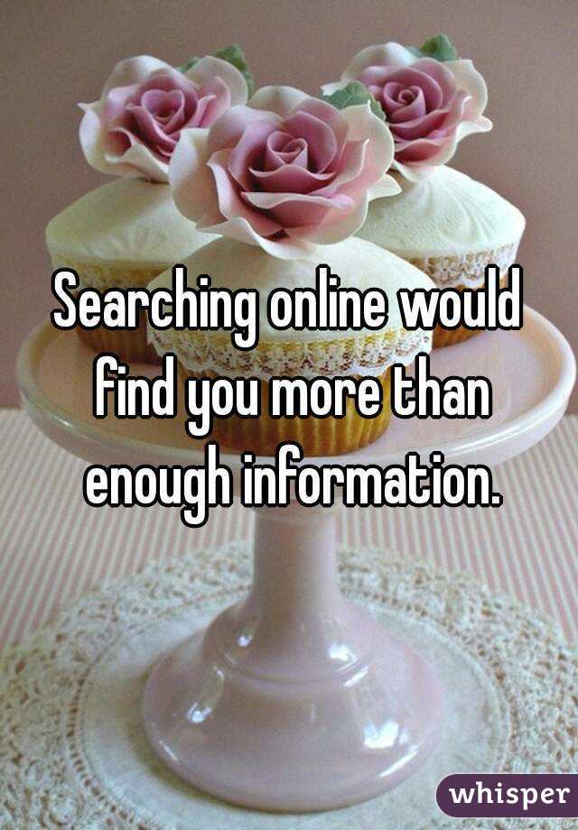 Searching online would find you more than enough information.