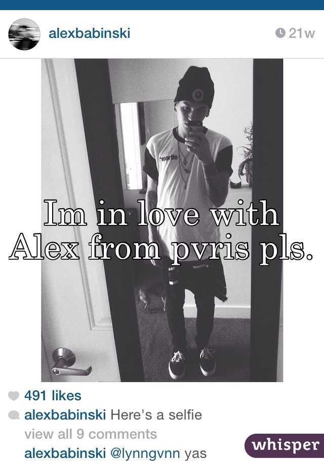 Im in love with Alex from pvris pls. 