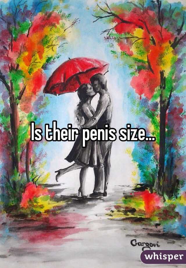 Is their penis size...