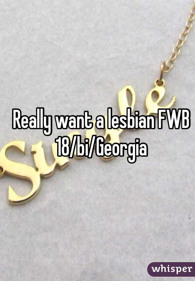 Really want a lesbian FWB
18/bi/Georgia 
