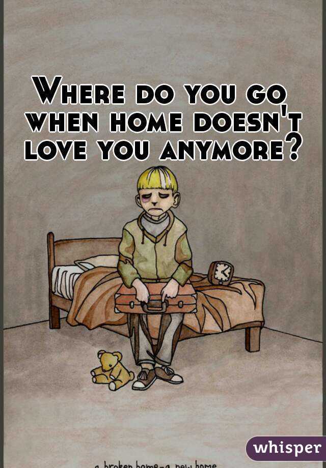Where do you go when home doesn't love you anymore?