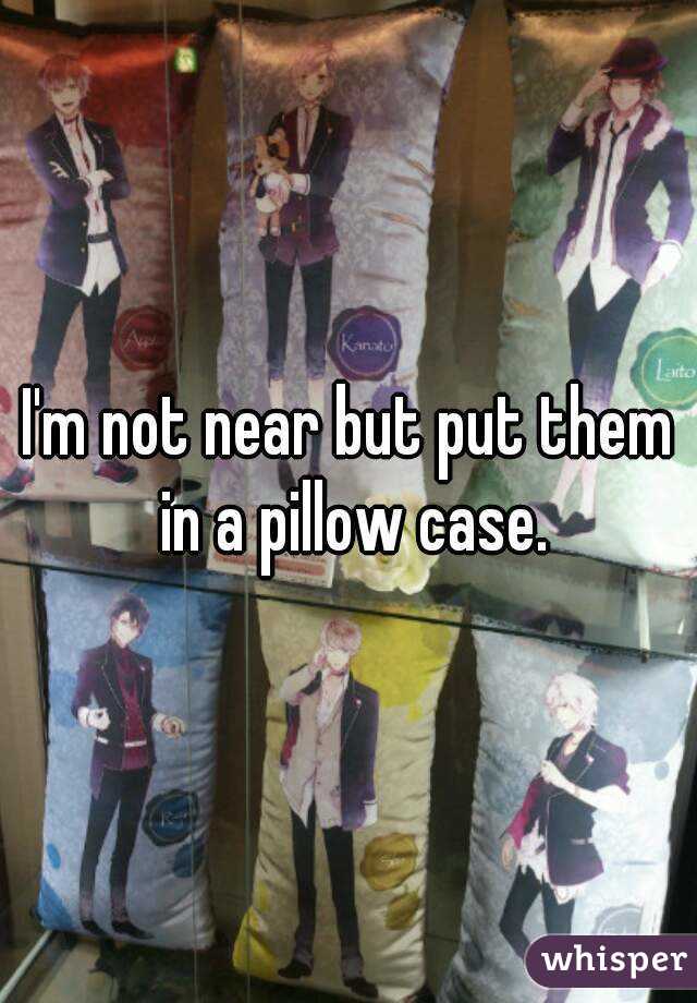 I'm not near but put them in a pillow case.