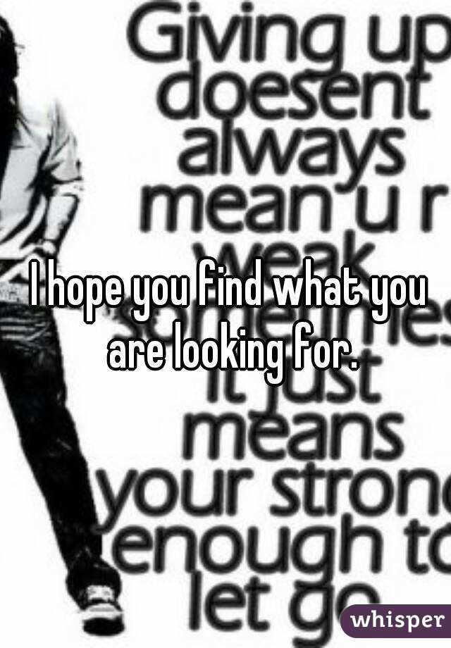 I hope you find what you are looking for.