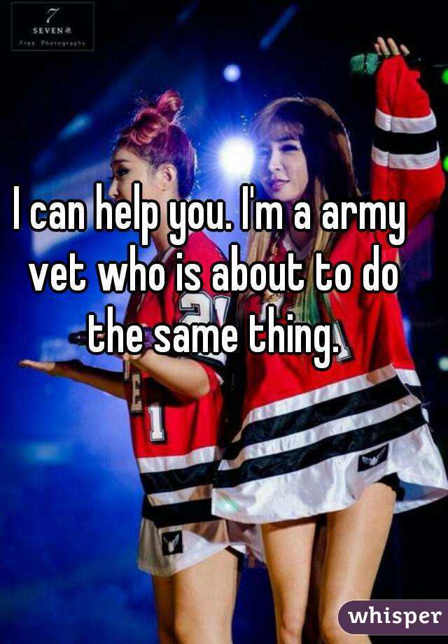 I can help you. I'm a army vet who is about to do the same thing.