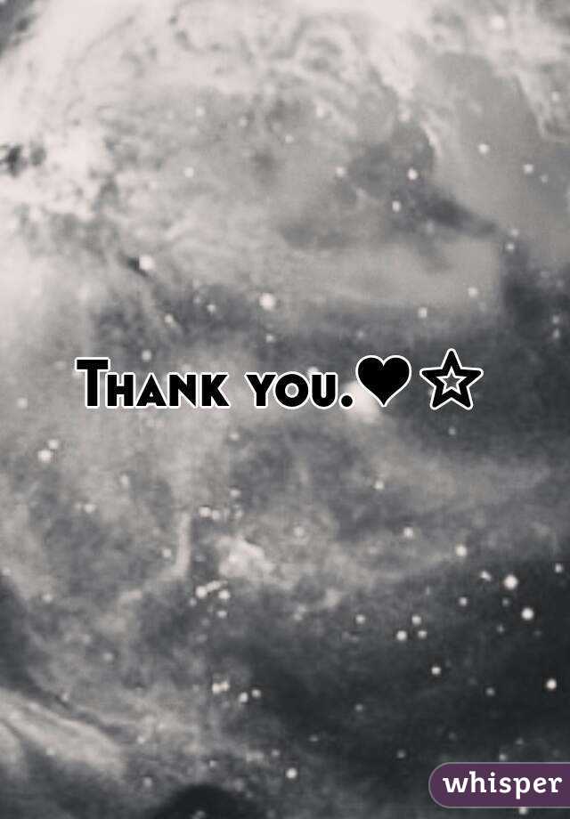Thank you.❤⭐