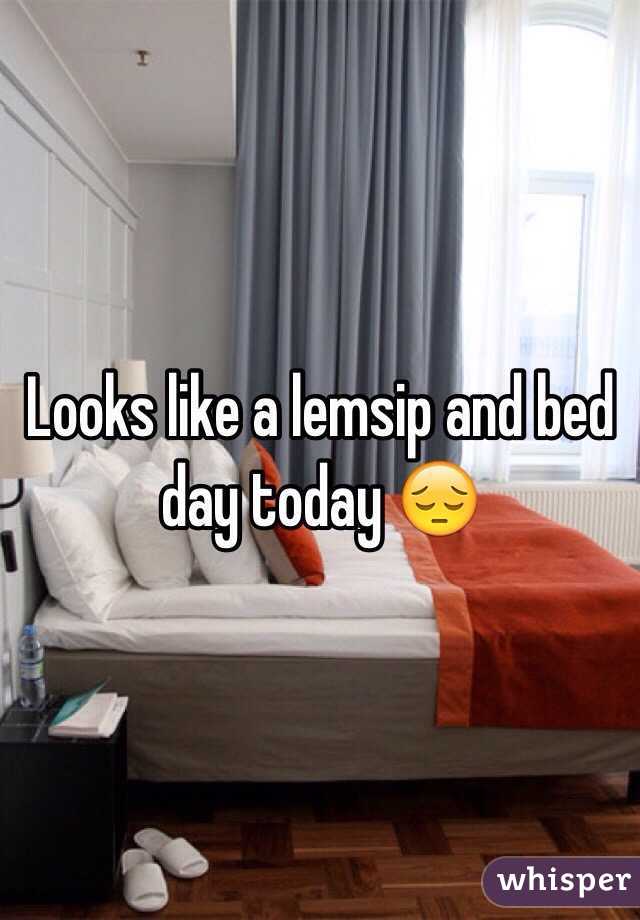Looks like a lemsip and bed day today 😔