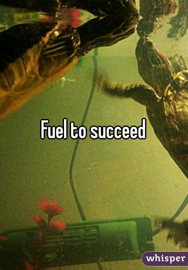 Fuel to succeed