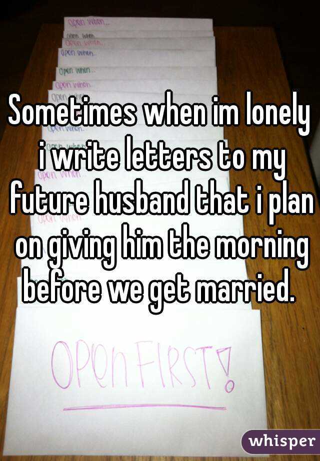 dear future boyfriend letters