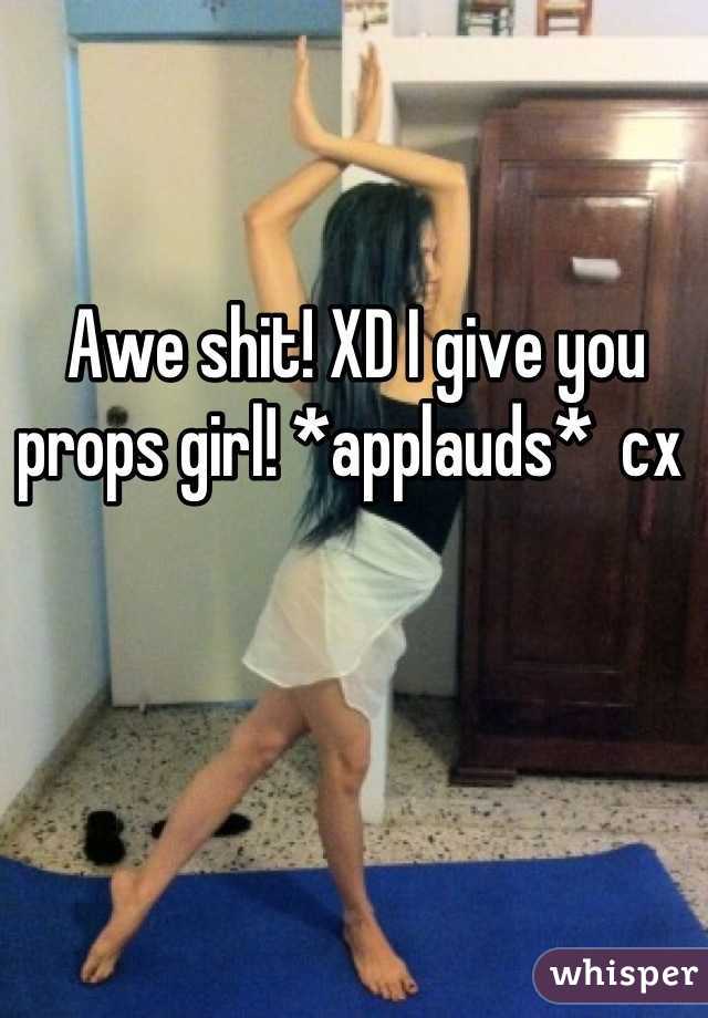 Awe shit! XD I give you props girl! *applauds*  cx 