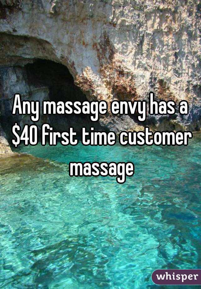 Any massage envy has a $40 first time customer massage