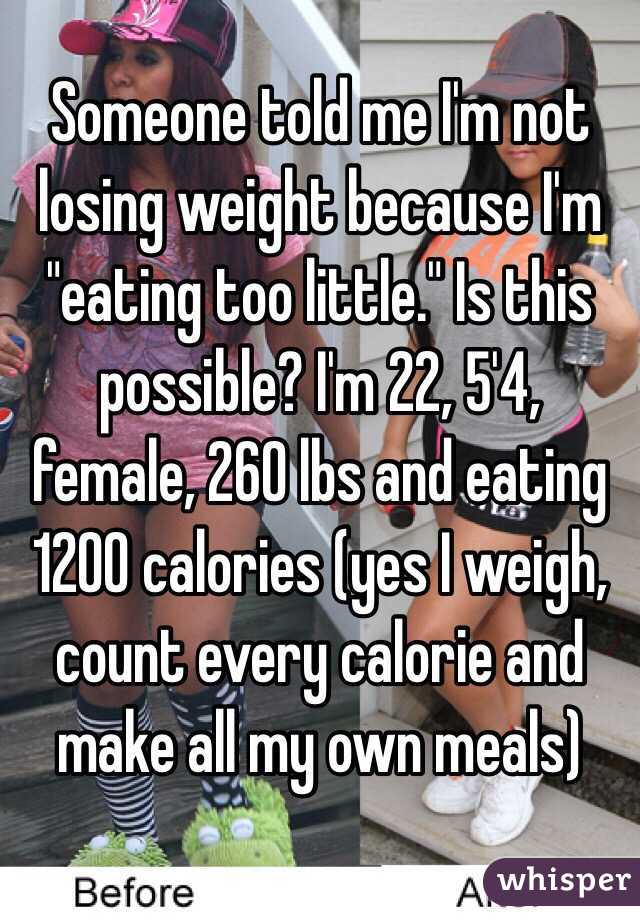 1200 Calorie Diet And Not Losing Weight