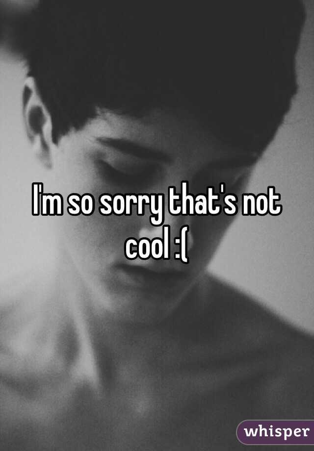 I'm so sorry that's not cool :( 