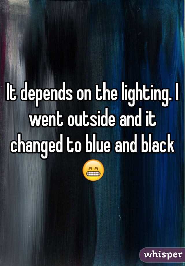It depends on the lighting. I went outside and it changed to blue and black 😁