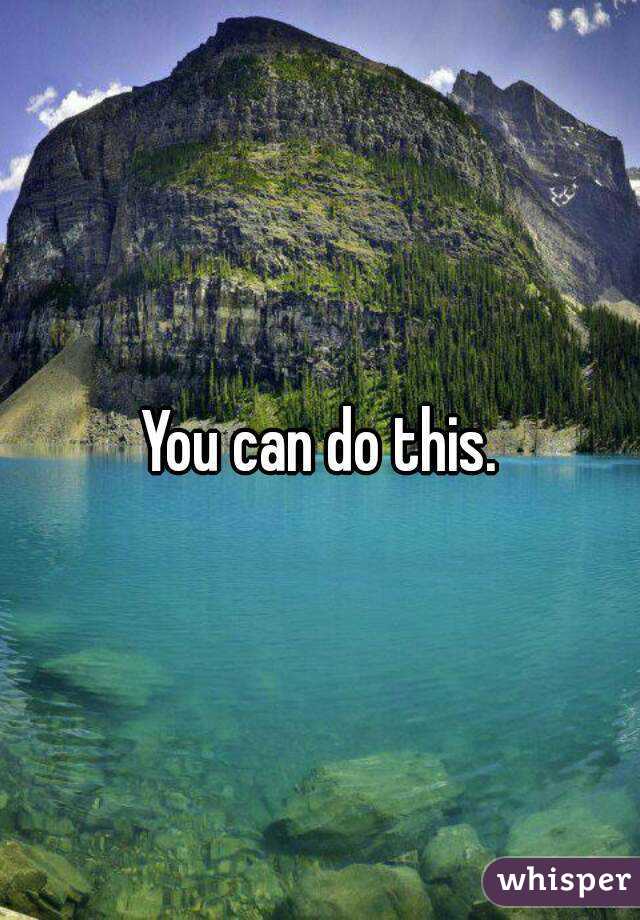 You can do this.