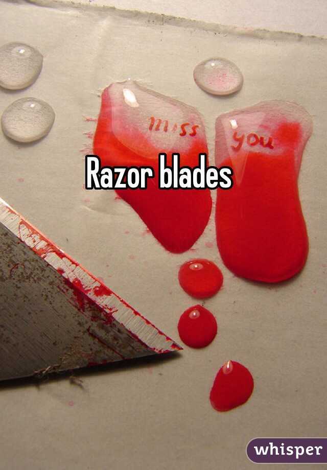 Razor blades 