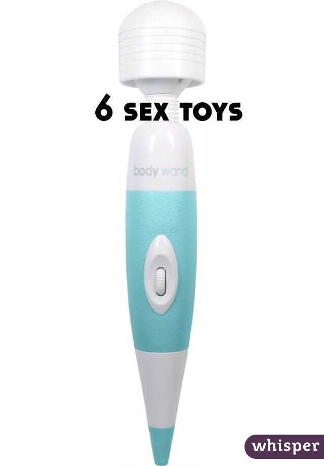 6 sex toys