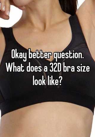 what does a 32d look like