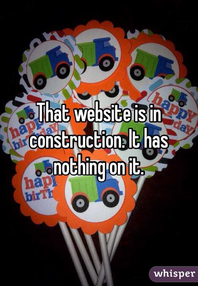 That website is in construction. It has nothing on it. 