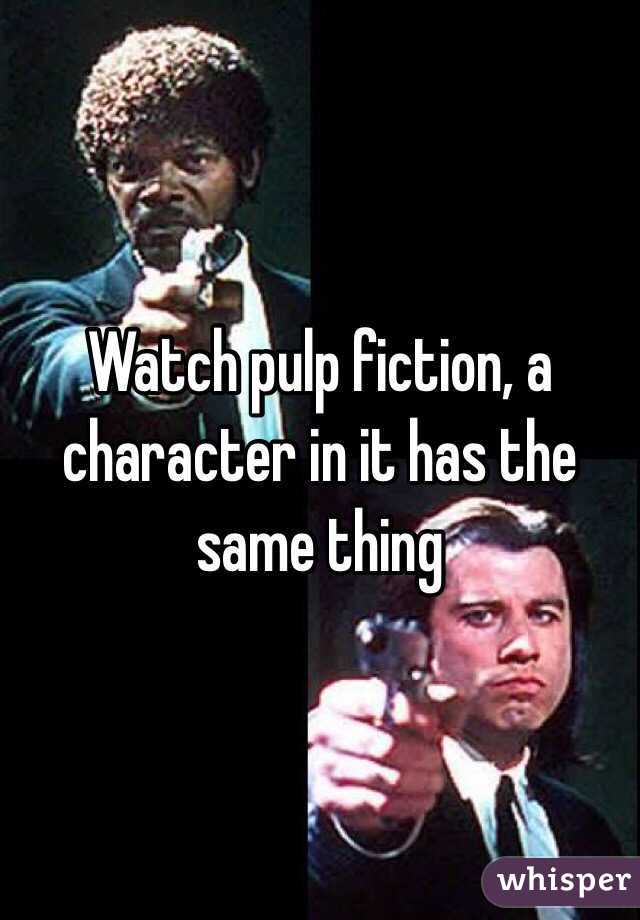 Watch pulp fiction, a character in it has the same thing