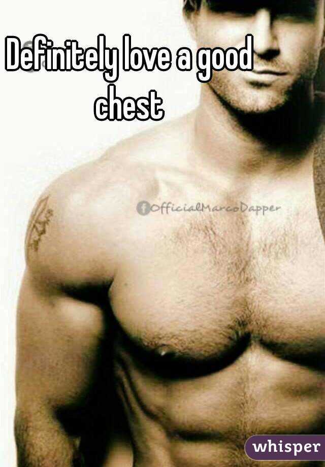 Definitely love a good chest 