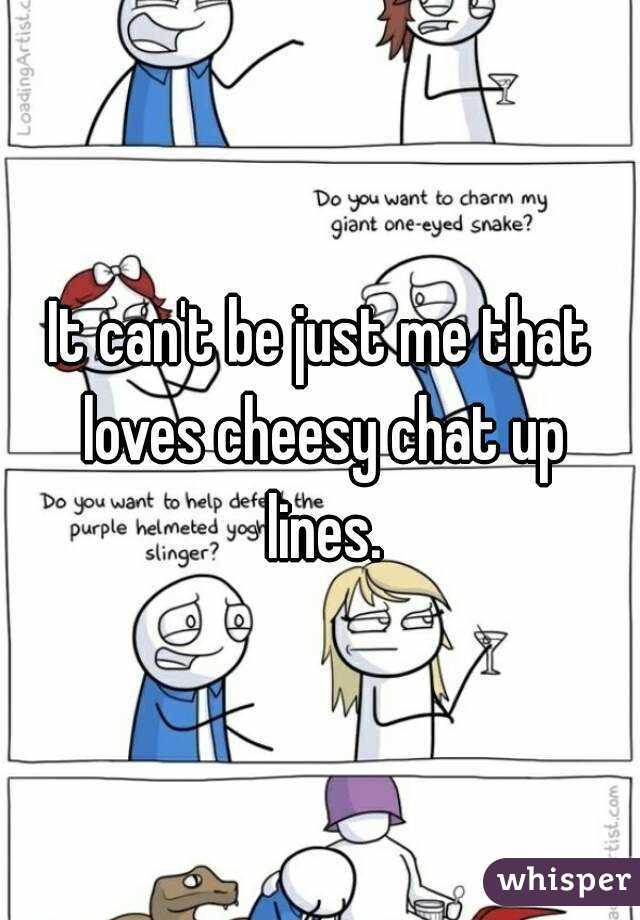 It can't be just me that loves cheesy chat up lines.