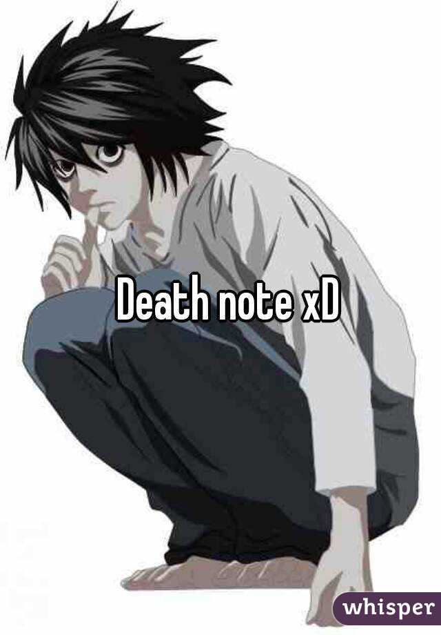 Death note xD