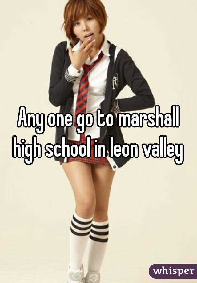 Any one go to marshall high school in leon valley 