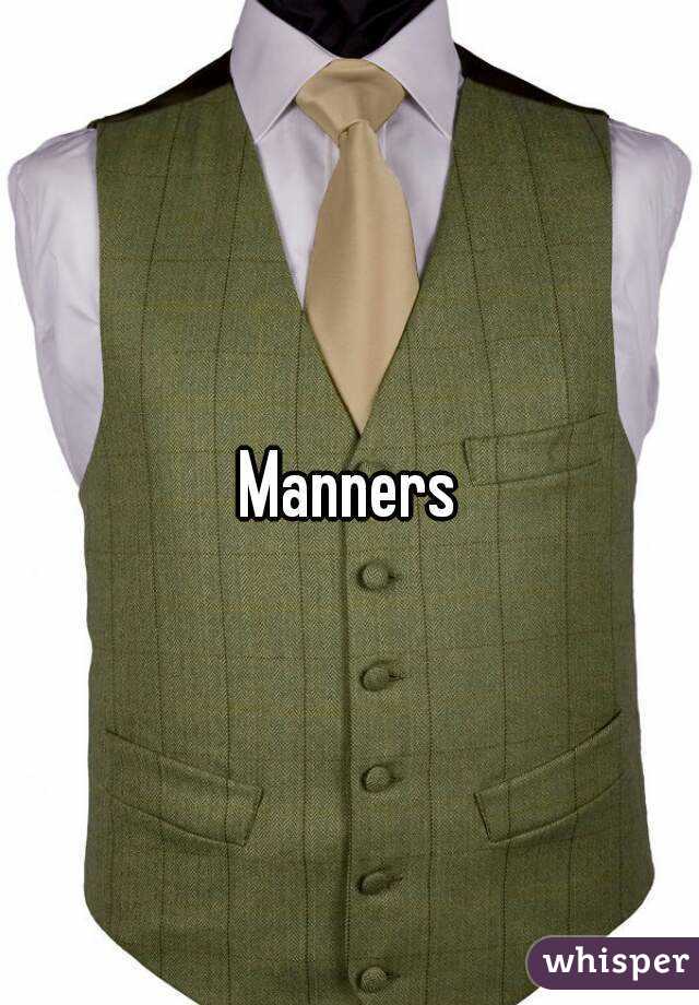 Manners