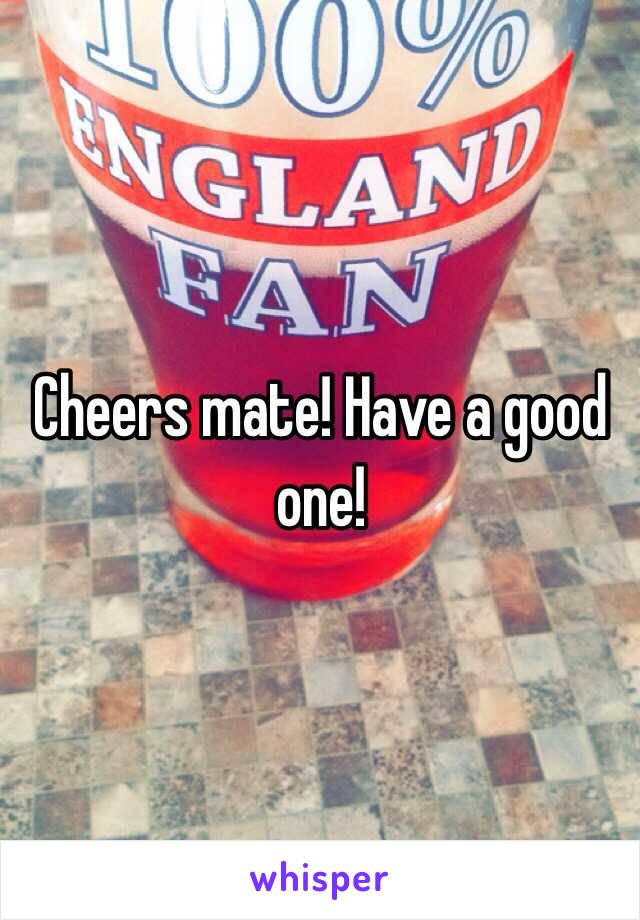 Cheers mate! Have a good one!