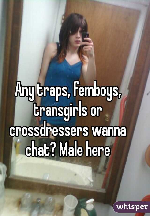 Any traps, femboys, transgirls or crossdressers wanna chat? Male here