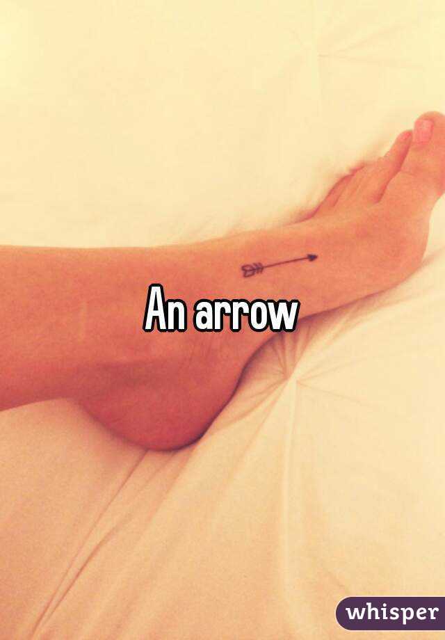 An arrow