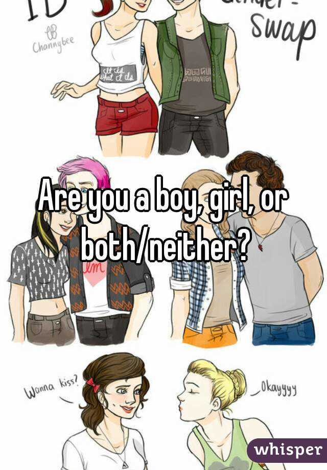 Are you a boy, girl, or both/neither?