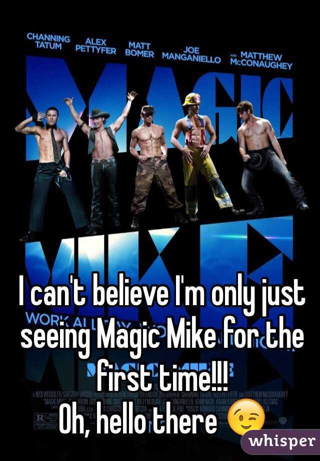 I can't believe I'm only just seeing Magic Mike for the first time!!! 
Oh, hello there 😉