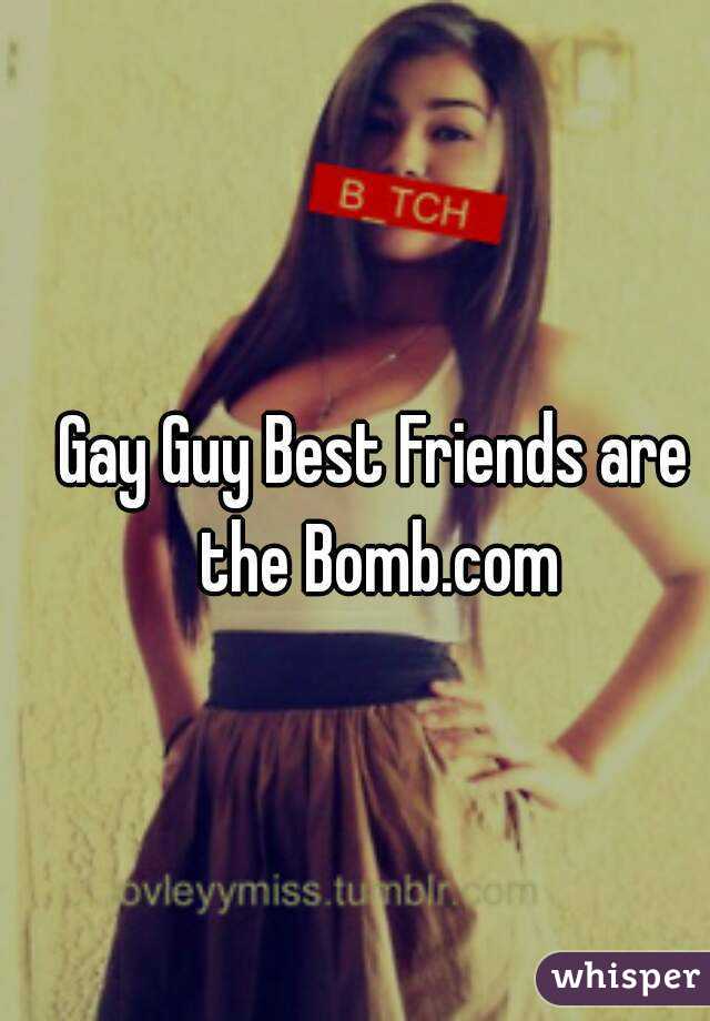 Gay Guy Best Friends are the Bomb.com