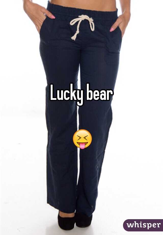 Lucky bear

😝