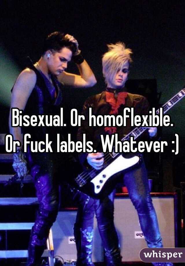 Bisexual. Or homoflexible. Or fuck labels. Whatever :)