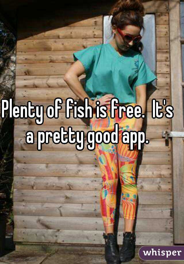 Plenty of fish is free.  It's a pretty good app. 